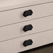 Plantex Drawer Kadi/3 Inch Chest Handle for Drawer/Rectangular Cabinet Kadi/Pull-Push Kadi for Home/Office Drawer - Pack of 3 (DTK-296, Black)
