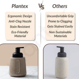 Plantex Ceramic Soap Dispenser for Washbasin/Hand Soap Dispenser/Soap Dispenser for Kitchen/Bathroom Accessories - Pack of 1