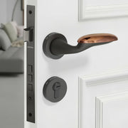 Plantex Door Lock for Home/Main Door Lock Set/Mortise Lock Set with Brass Lock Body & Cylinder - 3 Years of Warranty (7134, Grey & PVD Choco)