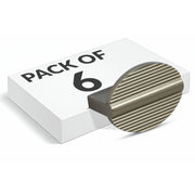 Plantex Knobs for Drawers/Round Drawer Knobs for Cabinets/Pull-Push Knobs for Kitchen/Bedroom Drawer - Pack of 6 (Satin)