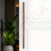 Plantex Heavy Duty Door Handle/Door & Home Decor/36 inch Main Door Handle/Door Pull-Push Handle - Pack of 1 (PVD Rose Gold)