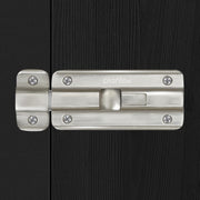 Plantex Premium Heavy Duty Door Stopper/Door Lock Latch for Home and Office Doors - Pack of 3 (Matt Finish)