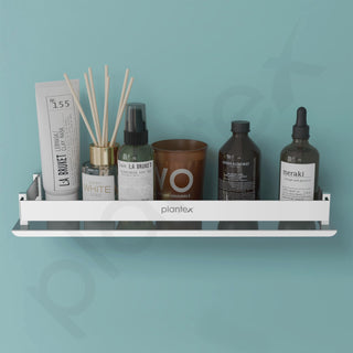 Plantex Stainless Steel Bathroom Shelf/Shelf for Bathroom/Wall Mounted Kitchen Shelf/Washroom Organiser- Chrome (15x5 Inch)