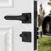 Plantex Door Lock for Home/Main Door Lock Set with 3 Years of Warranty/Mortise Lock for Door with Brass Lock Body & Cylinder (7121, Z Black & DC Black)