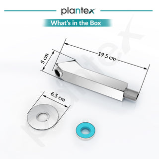 Plantex Bath Tub Spout with Water Saving Nozzle for Bathroom/High Flow Tap for Bathroom/Kitchen-Pack of 1 (Chrome)