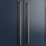 Plantex Stainless Steel & Aluminium Cabinet Handle/600mm Wardrobe Door Handle/Cupboard Pull-Push Handles for Home/Office - Pack of 2 (Brass Antique & Gold)