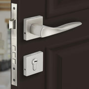 Plantex Premium Main Door Lock Set with 3 Years Warranty - Mortise Lock for Home (PT-002- Satin)