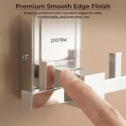 Plantex 304 Grade Stainless Steel Robe Hook/Cloth-Towel Hanger/Door Hanger Hook/Bathroom Accessories - Darcy (Chrome)