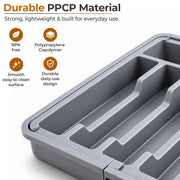 Plantex Expendable Cutlery Tray/Cutlery Organizer for Kitchen Drawer