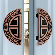 Plantex 6 Inch Aluminium Door Handle - Pull-Push Main Door Accessory (Pack of 1, Copper Antique)