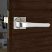 Plantex Heavy Duty Door Lock for Bathroom/Mortise Keyless Handle Door Lock for Store Room/Balcony/Office with Baby Latch ÃƒÂ¢Ã¢â€šÂ¬Ã¢â‚¬Å“(7091 Satin White & Chrome Finish)