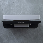 Plantex Stainless Steel with ABS Material Soap Holder for Bathroom/Wall Mounted Soap Holder/Bathroom Accessories - (Matt Black)