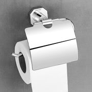 Plantex Nipron 304 Grade Stainless Steel Toilet Paper Holder/Handwash Dispenser/Liquid Soap Dispenser/Bathroom Accessories - Chrome