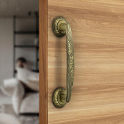 Plantex 10 Inch Main Door Handle for Wooden Doors - Pull-Push Handle Accessory (Pack of 1, Brass Antique)