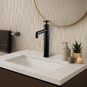 Plantex Pure Brass Basin Mixer Tap Hot and Cold/Single Lever Tap for Wash Basin/Mixer tap for Bathroom-(Matt Black Finish)
