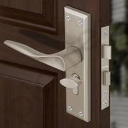 Plantex Door Lock Handle Set/6-Lever Lock Mechanism with 3 Years of Warranty by plantex/Mortise Lock with 3 Keys,Lock Body & Cylinder (PTP-01, Satin)