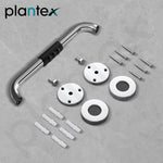Plantex Stainless Steel Grab Bar for Toilet with Grip/17-inch Anti-Slip Handle for Bathroom Support - Pack of 1 (Chrome)