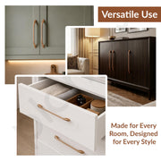 Plantex Cabinet Handle/224mm Handle for Wardrobe/Kitchen Handle/Pull-Push Handle for Home/Office - Pack of 1 (Rose Gold)