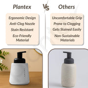 Plantex Ceramic Soap Dispenser for Washbasin/Hand Soap Dispenser/Soap Dispenser for Kitchen/Bathroom Accessories - Pack of 1