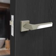Plantex Heavy Duty Door Lock for Bathroom/Balcony/Office with Baby Latch/Mortise keyless Door Lock (7082 – Satin White & Chrome Finish)