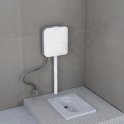 Plantex Flush Tank for Toilet/7 Ltr Water Capacity Polypropylene Toilet Flush Tank/Slim and Dual Tone Cistern with Internal Accessories - Pack of 1 (Grey & White)