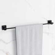 Plantex 304 Grade Stainless Steel Single Towel Rod for Bathroom/Hand Towel Hanger/Towel Holder/Bathroom Accessories - Splash (24-inch) Black