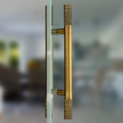 Plantex Heavy Duty Main Door Handle/Door & Home Decore/14 Inch Main Door Handle/Pull-Push Handle - Pack of 1 (Brass Antique) - 3 Years Warranty