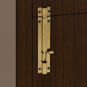 Plantex Stainless Steel Door Kit for Single Door/Door Hardware/Door Accessories (10 inch Al-Drop,8 inch Latch, 7 inch 2 Handles,7 inch Tower Bolt and 4 inch Door Stopper) - (DMAL-02-Brass Antique)