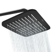 Plantex ABS Shower Head for Bathroom/360Â° Rotatable Hand Shower Head for bathroom/Rain Showers Head for bathroom/Pressurized Showers Head â€“ (Matte Black)