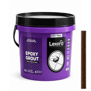 Plantex Lexora Epoxy Grout/3-Part Epoxide Resin Tile Grout/Floor & Wall Tiles Joints/Waterproof & Stain Proof/Bathroom & Industrial Use - 1 kg (Gold Coffee Brown)