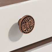 Plantex Knobs for Drawer/Round Drawer Knobs/Knobs for Cabinets/Pull-Push Knobs for Kitchen/Bedroom Drawer - Pack of 1 (DTK-301, Copper Antique)