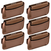 Plantex Drawer Kadi/3 Inch Chest Handle for Drawer/Rectangular Cabinet Kadi/Pull-Push Kadi for Home/Office Drawer - Pack of 6 (DTK-295, Rose Gold)