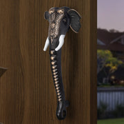 Plantex Heavy Duty Door Handle/11-inches Ganesha Main Door Handle/Door Pull Push Handle/Door & Home Decor - Pack of 1 (Copper Antique Finish) - 3 Years Warranty