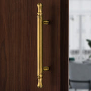 Plantex 14 inch Main Door Handle/Heavy Duty Door Handles for Main Door/Pull-Push Handle for Glass & Wooden Doors - Pack of 1 (Brass Antique) - 3 Years Warranty