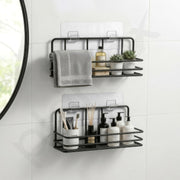 Plantex Self-Adhesive Double Sticker for Bathroom/Hanger for Bedroom/Livingroom/Magic Sticker for Wall/Strong Magic Adhesive Sticker for Kitchen Corner Shelf -Pack of 2 (14x7cm)