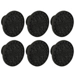 Plantex Knobs for Drawer/Round Drawer Knobs/Knobs for Cabinets/Pull-Push Knobs for Kitchen/Bedroom Drawer - Pack of 6 (DTK-301, Black)