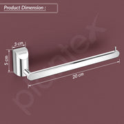 Plantex Smero Pure Brass Hand Towel Hanger/Towel Holder for Washbasin/Napkin Hanger for Wash basin/Bathroom Accessories (Chrome Finish) Superb