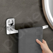 Plantex Stainless Steel Towel Hanger for Bathroom/Napkin Holder for Wash Basin/Towel Ring/Bathroom Accessories (Chrome - Pack of 3) Dream
