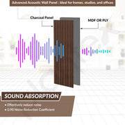 Plantex Wall Panels/Louvers Panel for Wall 8 Feet/Charcoal Panel for Interior Wall Décor/3D Wall Panel - Pack of 10 Covers - 32 Sq. Ft, Size-5 Inch x 8 Feet (Chestnut Gold)