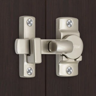 Plantex Door Latch - Pack of 4 (Satin) - Modern Style - Zinc Material - Satin Finish - Door Mount - For Home and Office Doors
