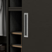 Plantex Sliding Door Handle/Concealed Handle for Sliding Door/224mm Concealed Handle for Wardrobe/Kitchen Cabinet - Pack of 1 (Satin)