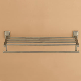 Plantex 304 Grade Stainless Steel 24 inch Towel Bar for Bathroom/Towel Stand/Hanger/Bathroom Accessories - Darcy (Antique)