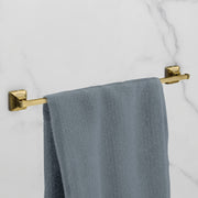 Plantex 304 Grade Stainless Steel Bathroom Accessories Set of 3 - Towel Hanger/Napking Holder/ Soap Holder for Bathroom - Squaro (Brass Antique)