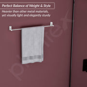 Plantex Pure Brass Towel Rod for Bathroom/Towel Holder/Cloth Hanger for Bathroom/Bathroom Accessories - 24 Inch (Chrome Finish) Superb