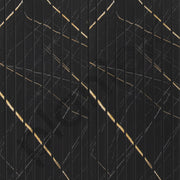 Plantex Louvers Panel for Wall/PVC Wall Panel/3d Panel for Interior DÃ©cor/Eco-Friendly Fluted Panel for Walls/- Pack of 7, Covers - 70 Sq. Ft (Black Gold Marble-12 Inch x 10 Ft)