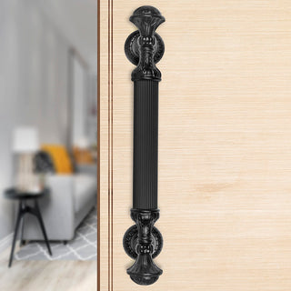 Plantex Heavy Duty Main Door Handle - 15-Inch Pull Push Handle for Home Decor - Pack of 1 (320-Black Finish) - 3 Years Warranty