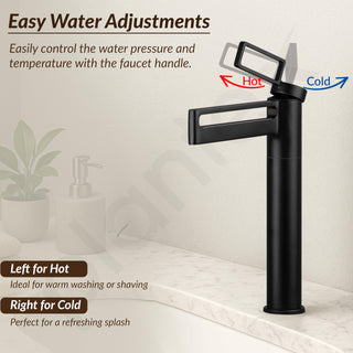 Plantex Pure Brass Wash Basin Tap/Pillar Cocke for Basin/Faucet for Wash Basin-(7881-Matt Black)