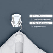 Plantex 304 Grade Stainless Steel Robe Hook/Cloth-Towel Hanger/Door Hanger-Hook/Bathroom Accessories - Parv (Chrome)