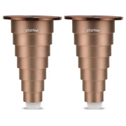 Plantex Heavy Duty Round 4 inch Spare Sofa Legs for Bed Furniture/Sofa Legs for Furniture Fitting/Table Legs/Sofa Leg Set of 2 pcs (Rose Gold)