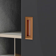 Plantex Sliding Door Handle/Concealed Handle for Sliding Door/96mm Concealed Handle for Wardrobe/Kitchen Cabinet - Pack of 1 (Rose Gold)